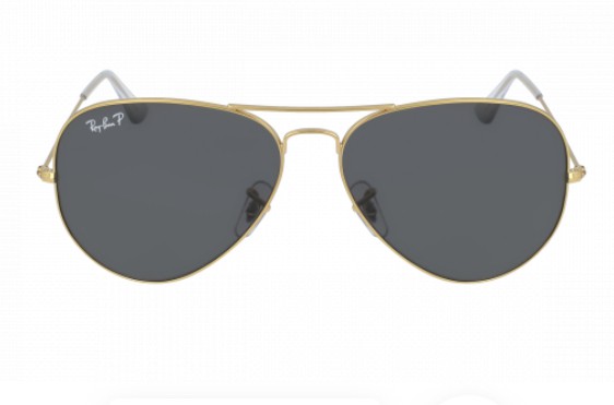 Ray ban pliable couleur or