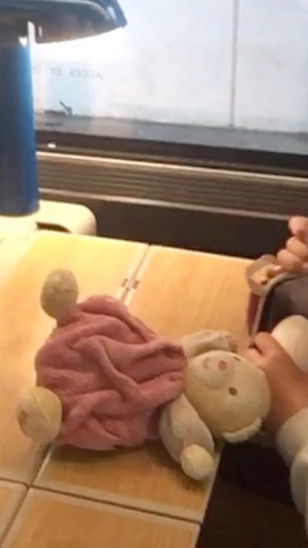Doudou ourson rose clair usé perdu dans le 14-15 arrondissements à paris au alentour du boulevard du Montparnasse