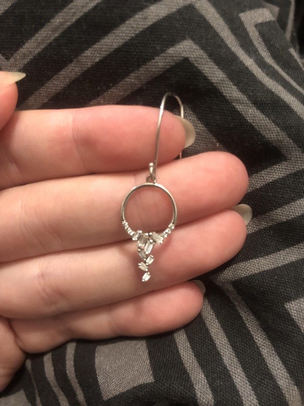 Boucle d'oreille, perdue dans le quartier saint pierre