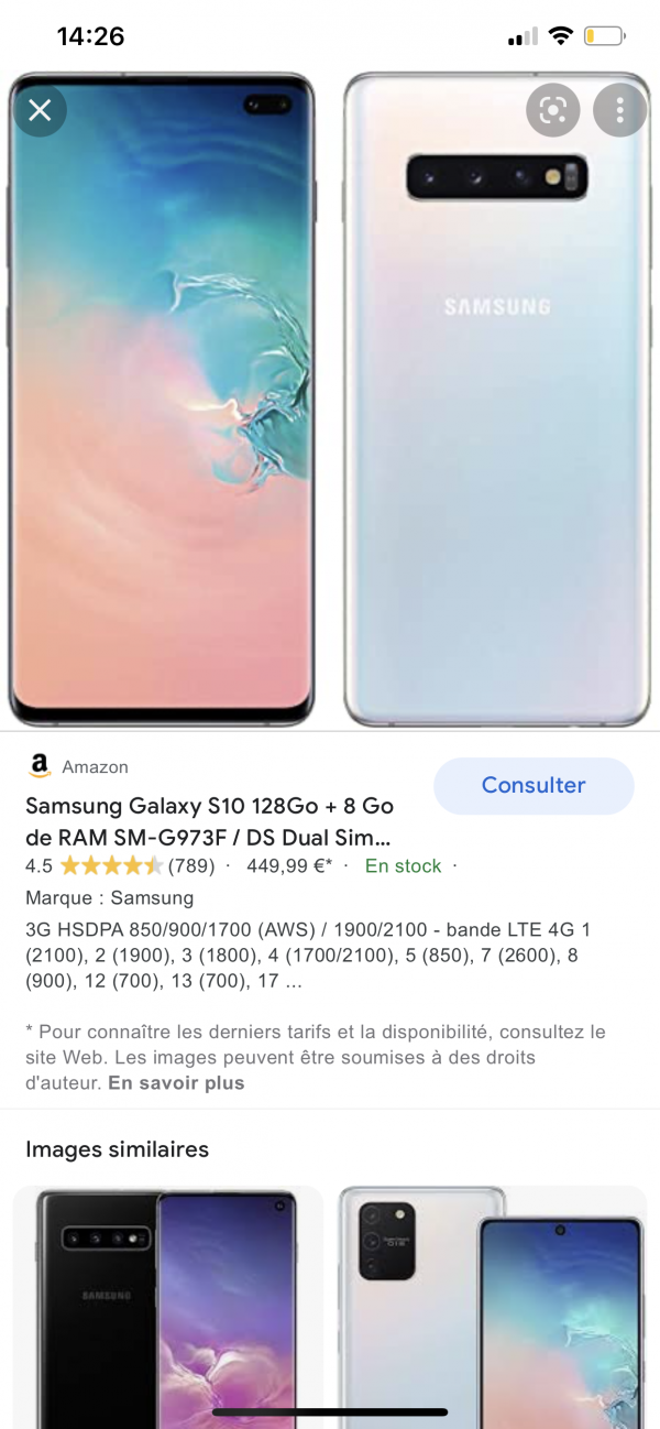 Téléphone Samsung