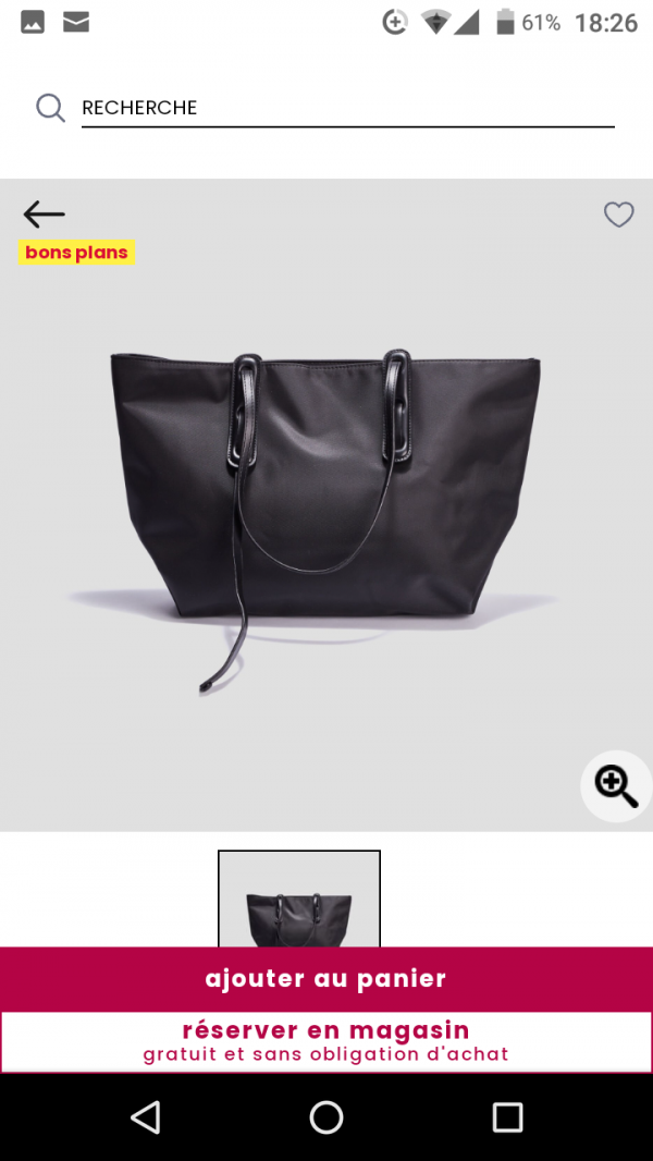 Sac a main gris