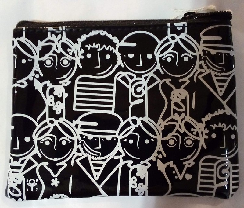 Porte monnaie noir+clef de voiture+ CB