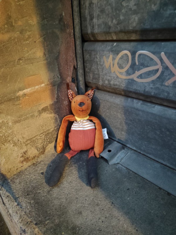 Doudou écureuil trouvé Rue du Pont de Tounis