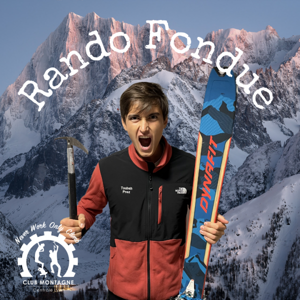 Perdu polaire the north face rouge, logo club montagne centrale Lyon, place Carnot