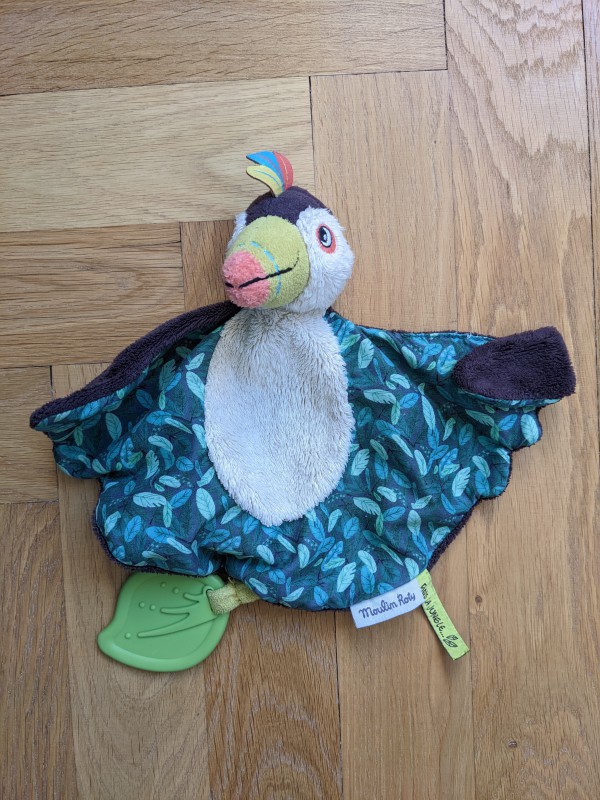 Doudou oiseau Moulin Roty manufacture des tabacs