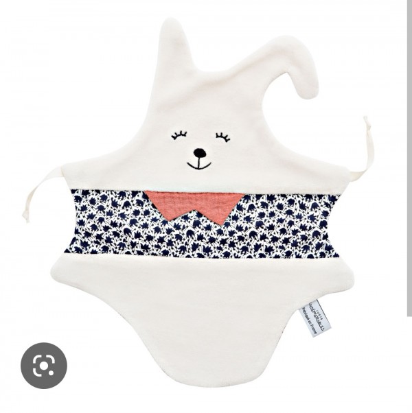 Doudou plat lapin