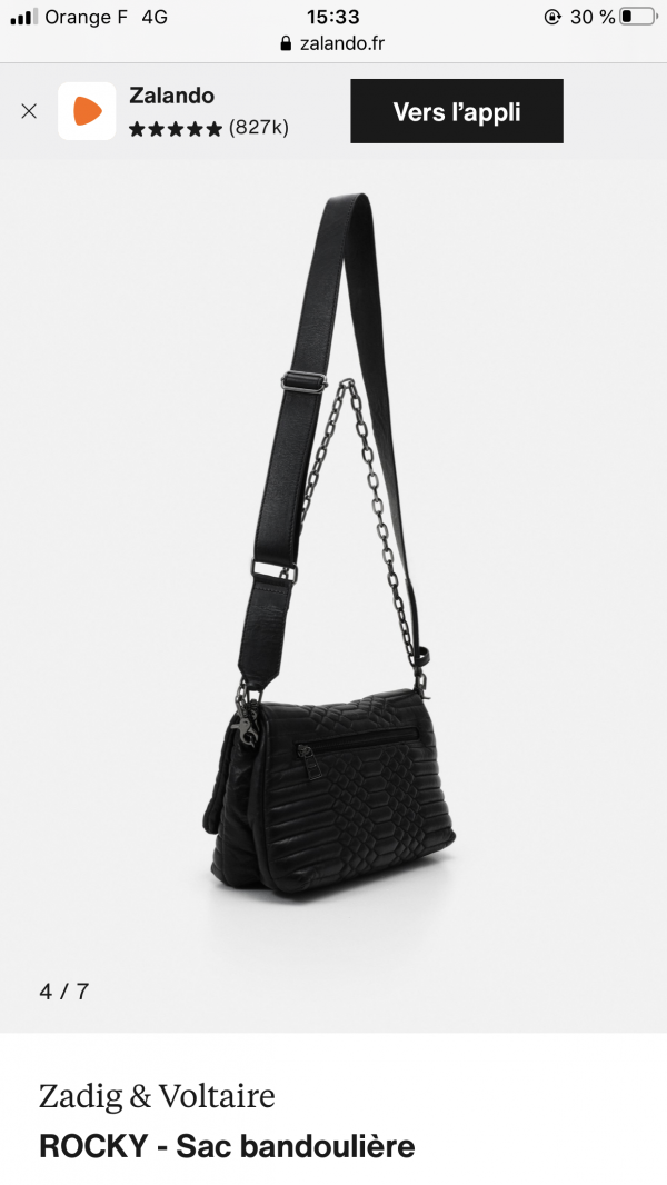 Sac Rocky zadig et voltaire volé au Mcdo de Wagram