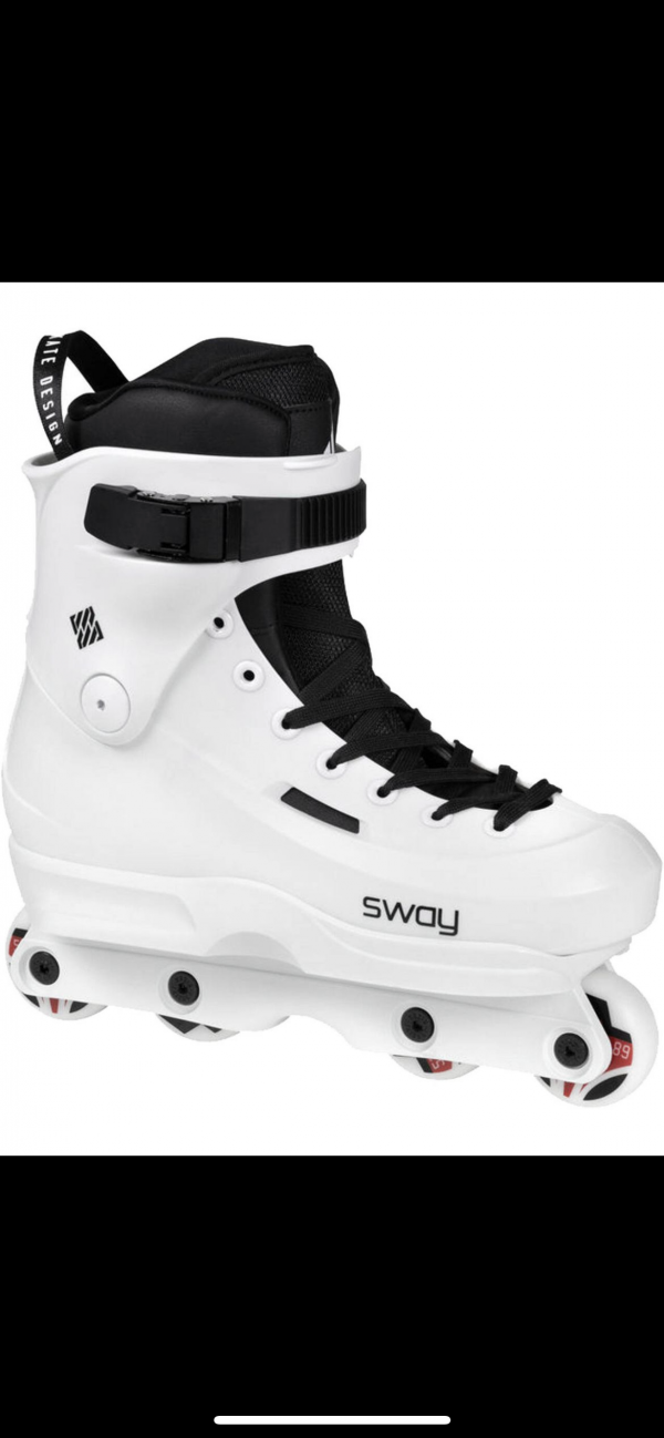 Paire de roller blanc