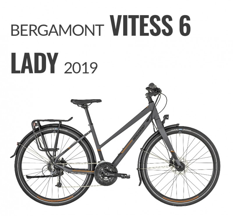 Vol Vélo Bergamont Vitesse 6 Lady 2019 Marseille Quartier ND du Mont