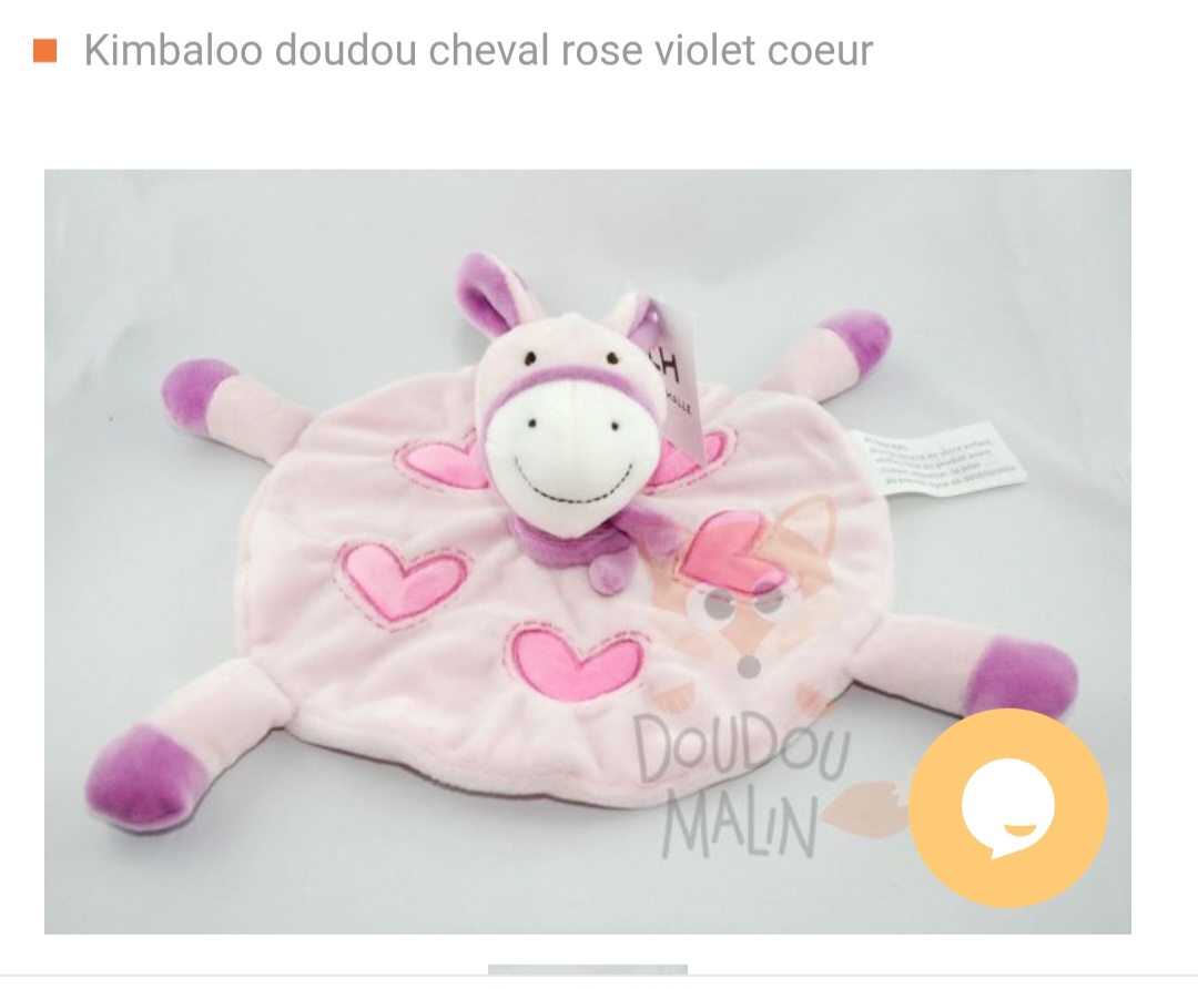 Doudou rose perdu dans le tgv 9264 le samedi 4 février