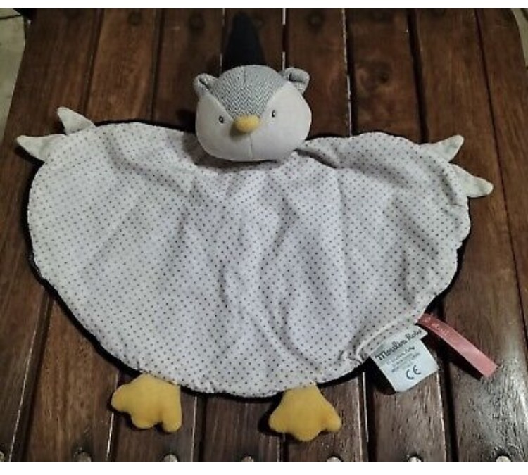 Doudou plat hibou moulin roty perdu a garches