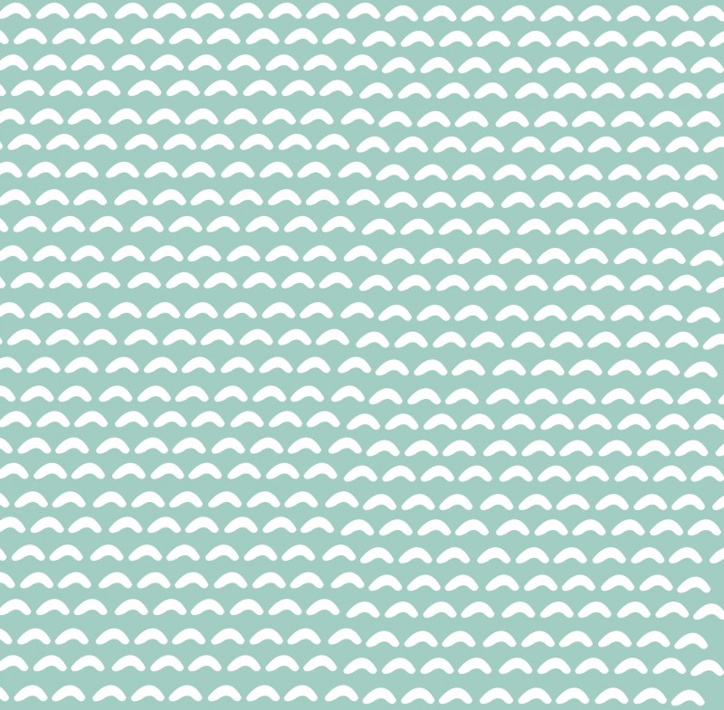 Coussin bleu avec rayure blanche - doudou