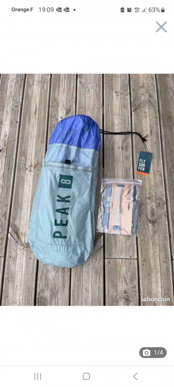 Cerf volant flysurfer peak5 8m