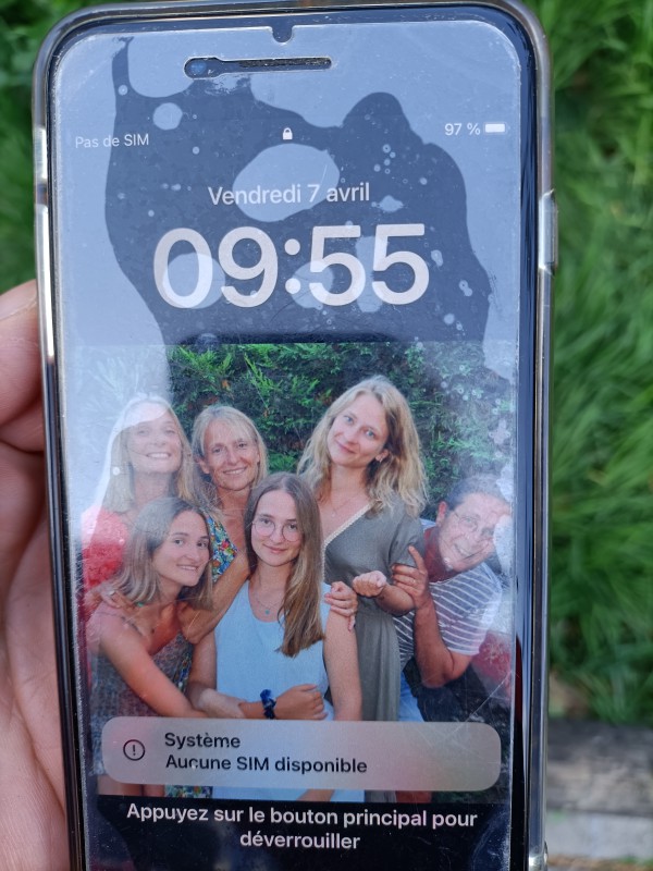 Portable iPhone trouvé à Lyon troisième rue du Dauphiné