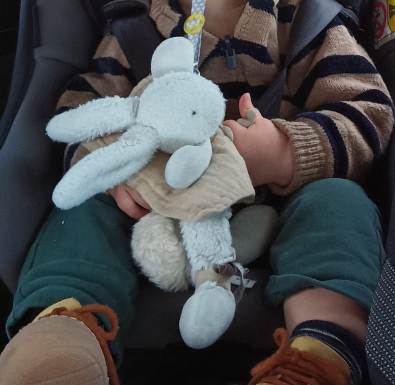 Lapin blanc Doudou et compagnie