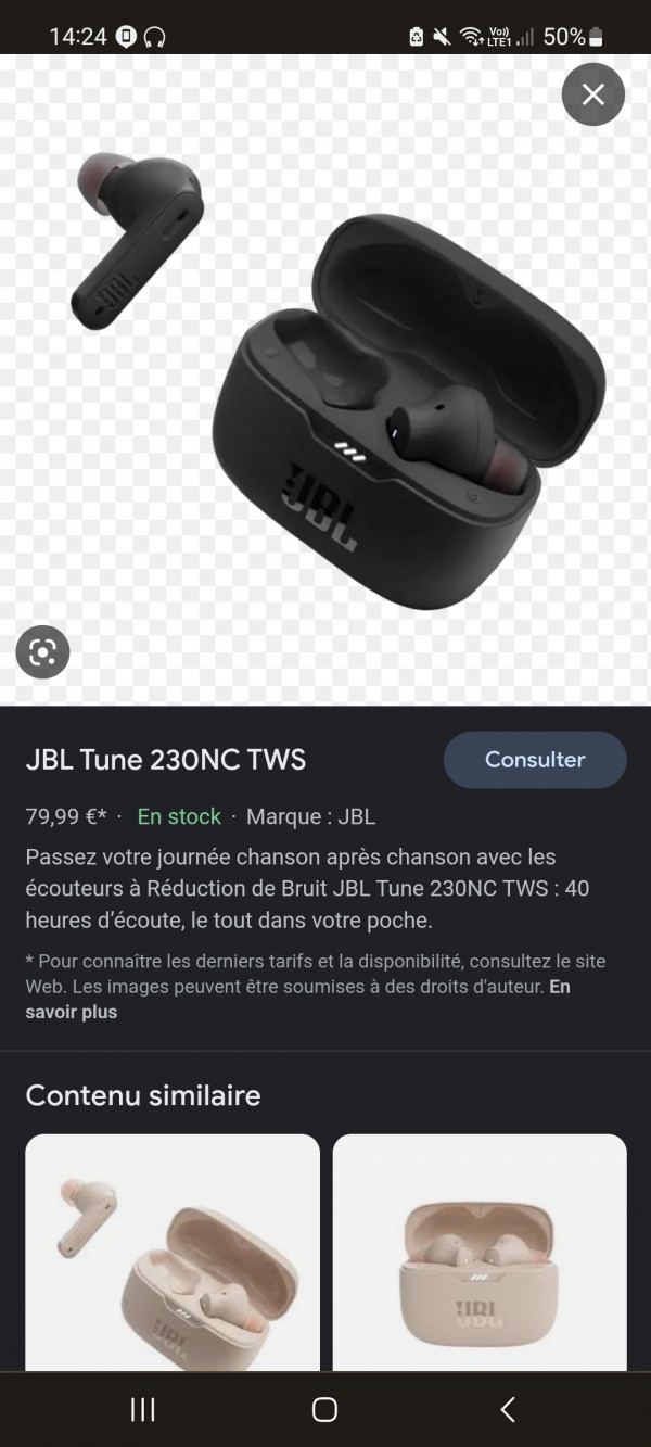 Ecouteur Jbl