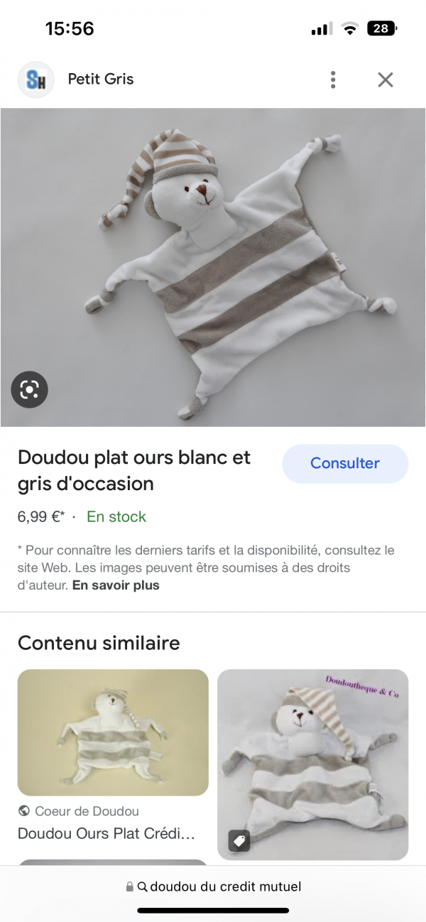 doudou perdu
