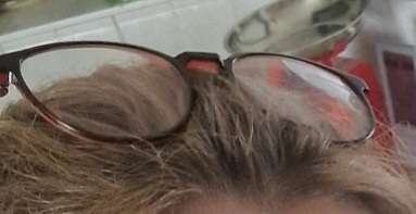 Lunettes de vue femme rouge bordeau