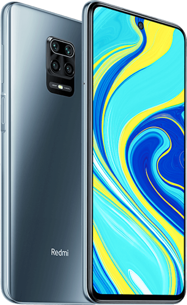 Xiaomi redmi note 9 noir avec coque noir