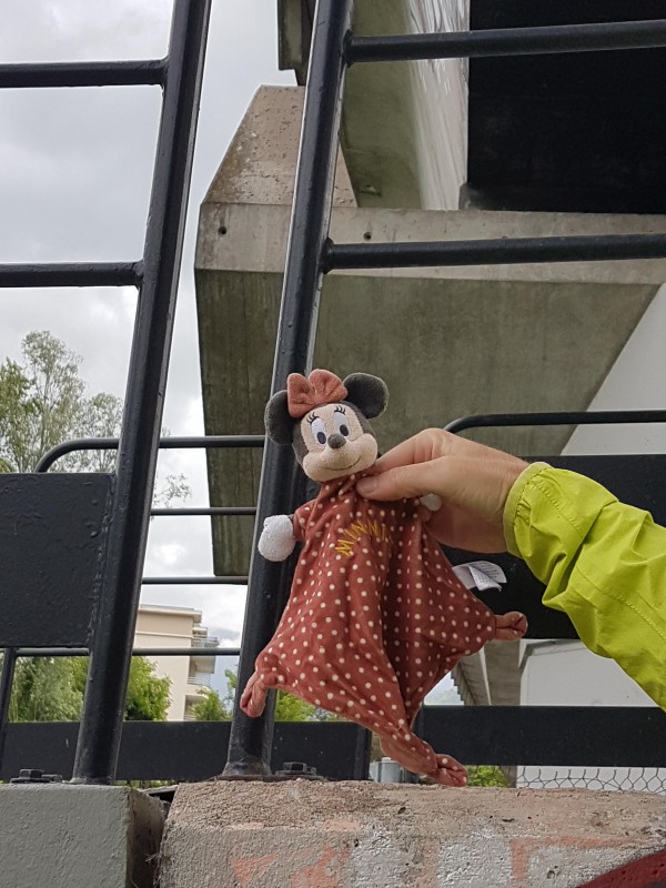 doudou Minnie La Tronche berges de l'Isère proche station Esso