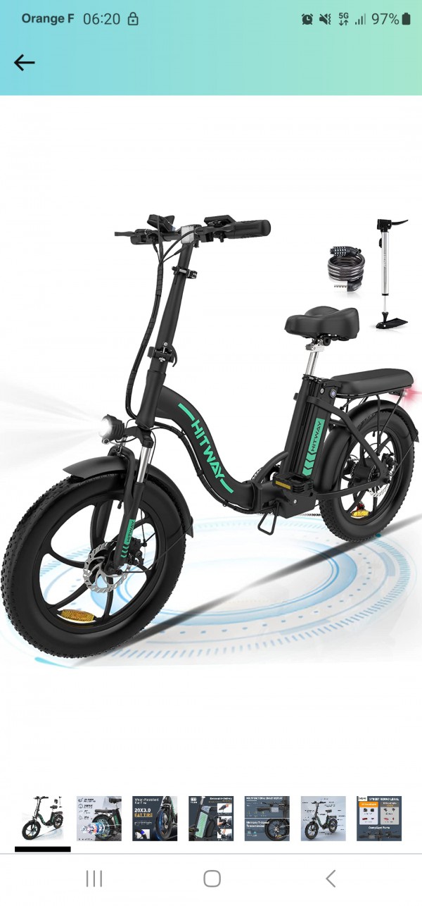 Vélo électrique de la Marque Hitway