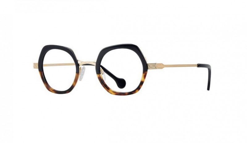 Lunettes de vue - bleu Marine et doré