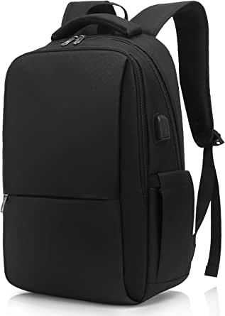 Ordinateur portable Dell noir dans un sac à dos noir