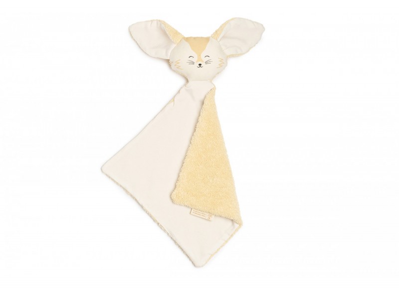 Grand Doudou fenec blanc et vanille