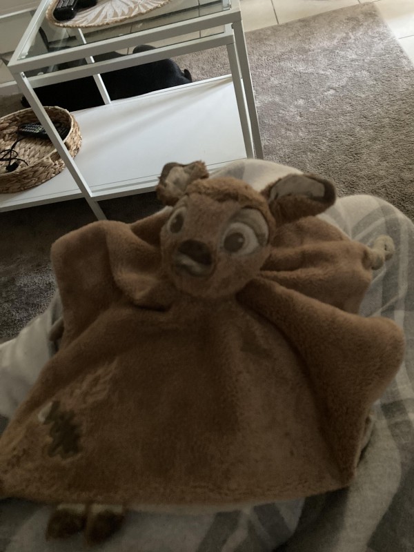 Doudou bambi disney marron