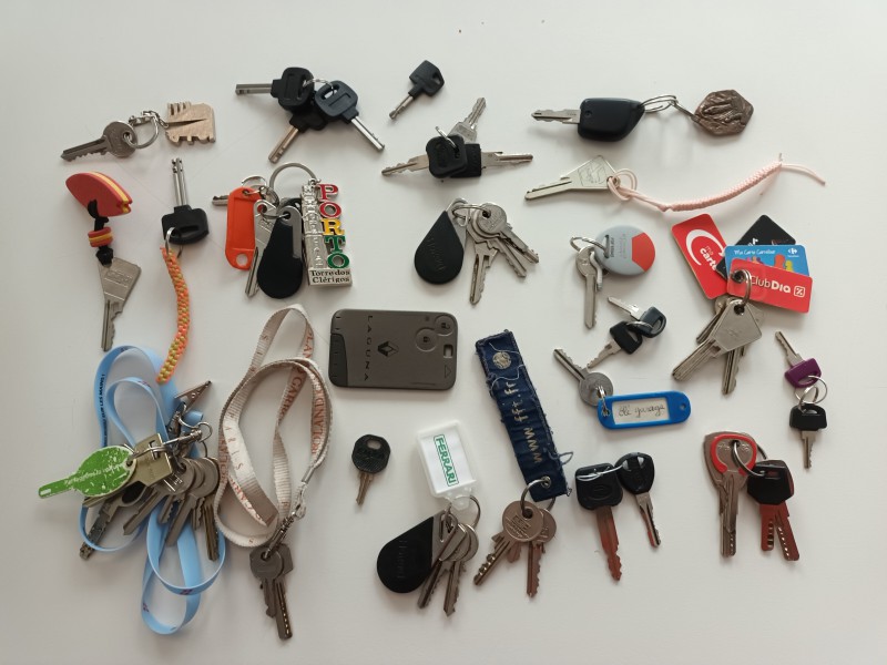clés trouvé a proximité de l hôpital