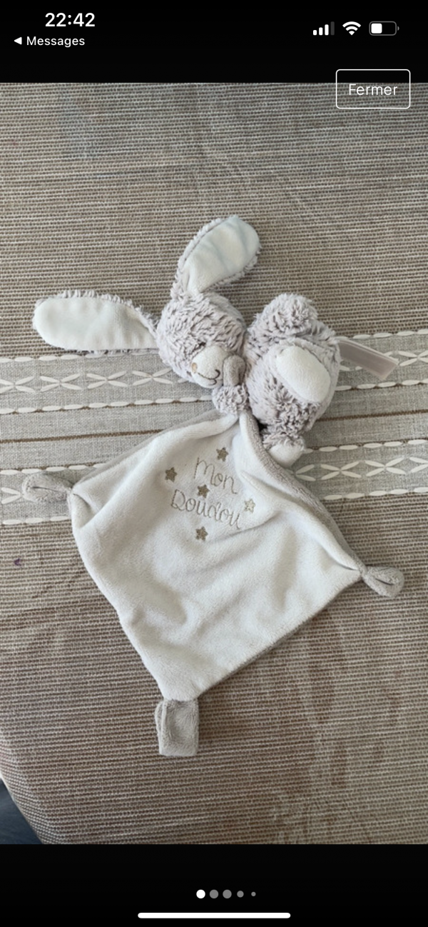 Doudou de ma fille perdu