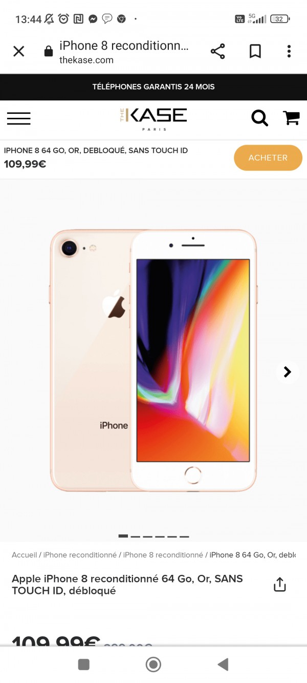 iPhone 8 gold