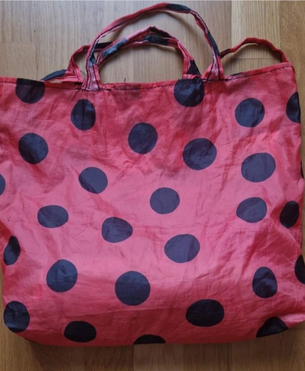 Sac Ikea rouge à pois / affaires de piscine -Trouvé - Le Mans