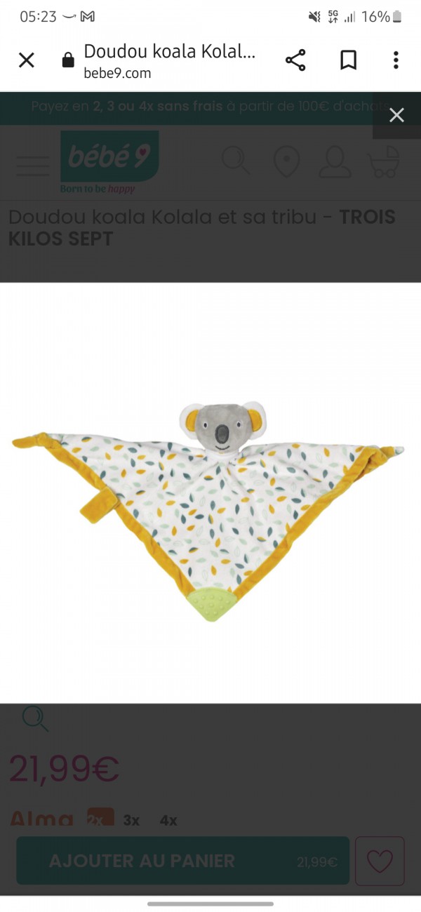 Doudou Koala