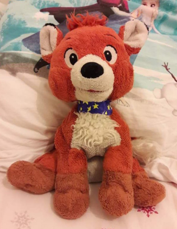Doudou renard disney à Marseille Notre Dame de la Garde