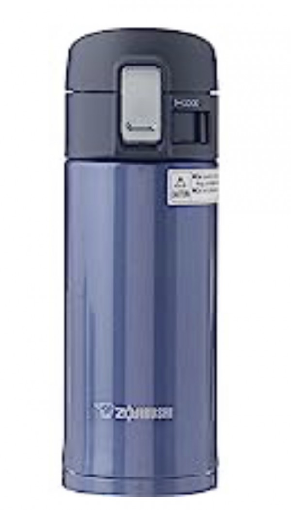 Mug isotherme couleur bleu en metal