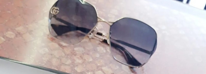 Perdu paires de lunettes de soleil de la marque Gucci sur le parking de la gare de Troyes