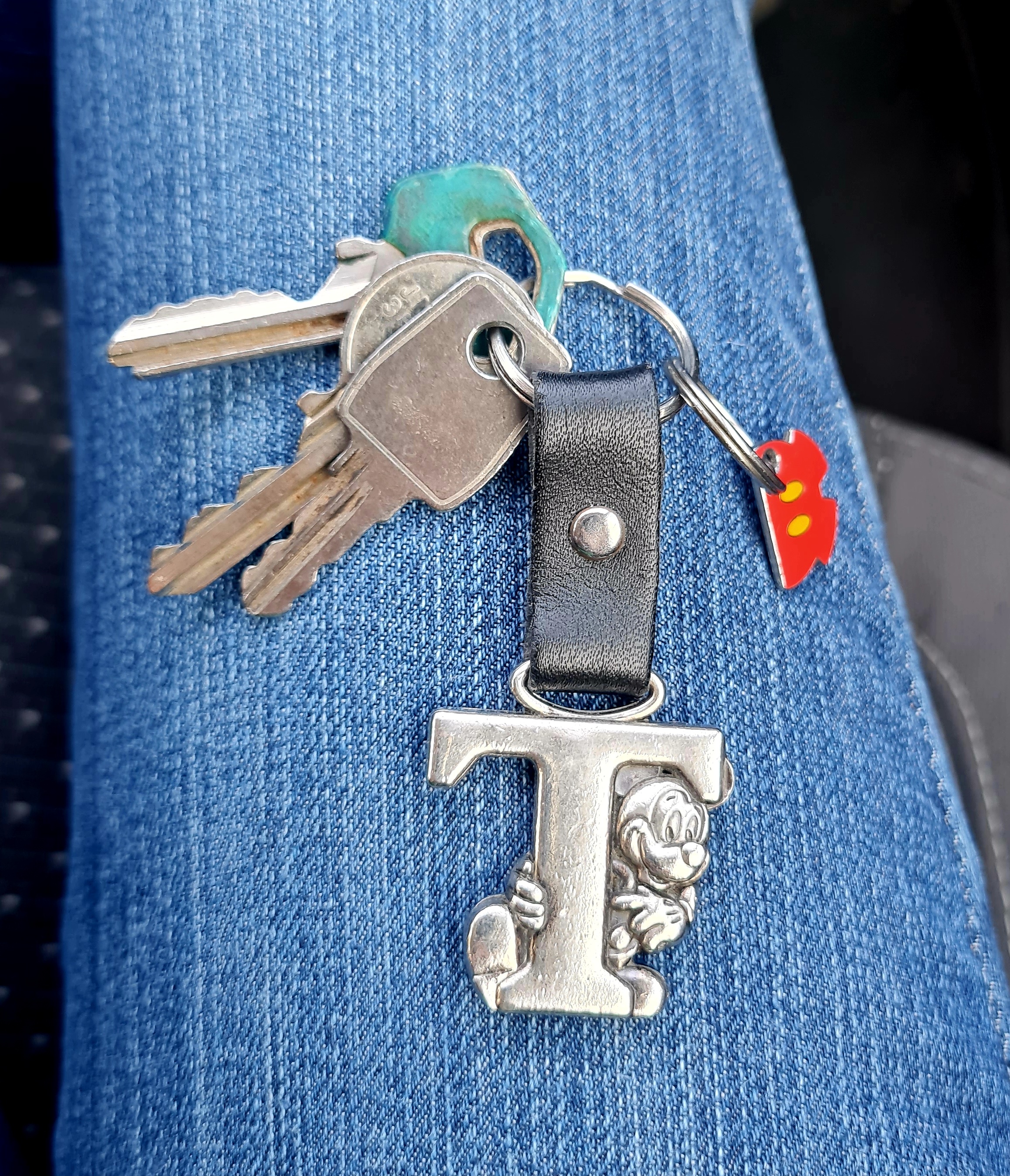 Clés avec porte clé Mickey