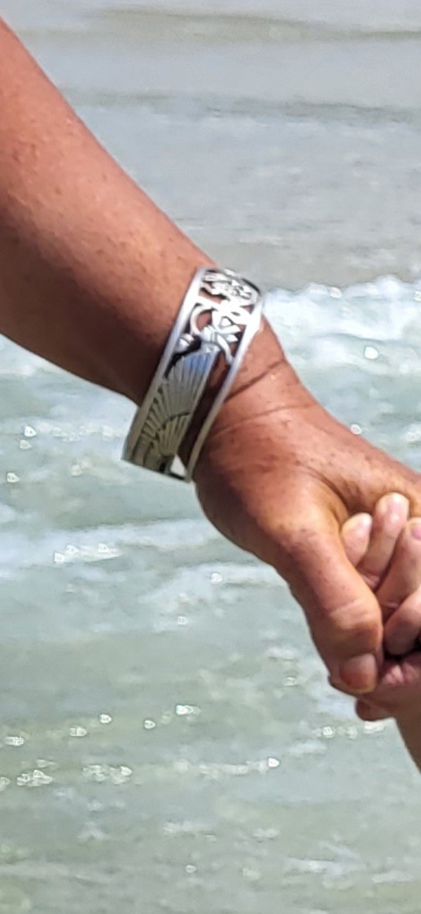 Bracelet égyptien en argent