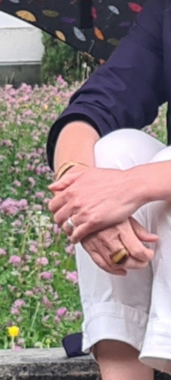 Bague en bois/ambre
