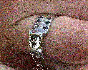 bague avec pierres