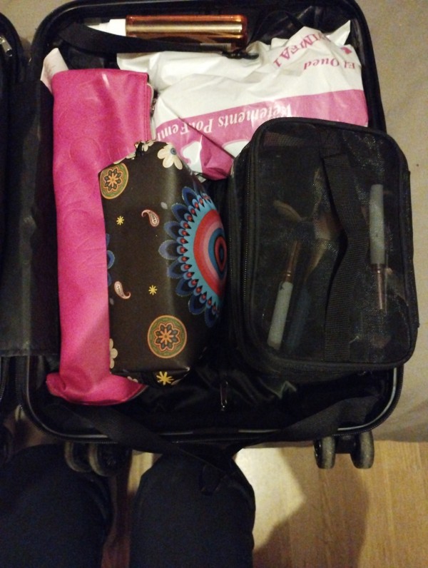 Valise noir splibergen petite gare de Vesoul