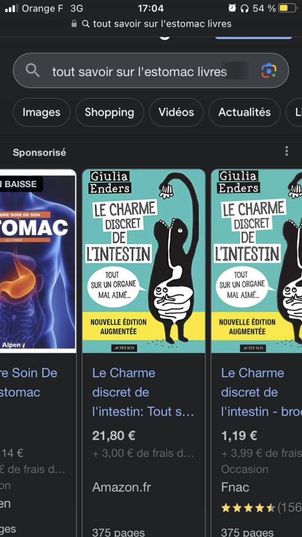 Perdu livre au agnette dans le metro