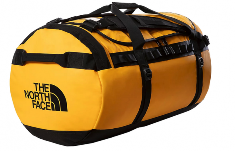 un sac de sport northface de couleur jaune