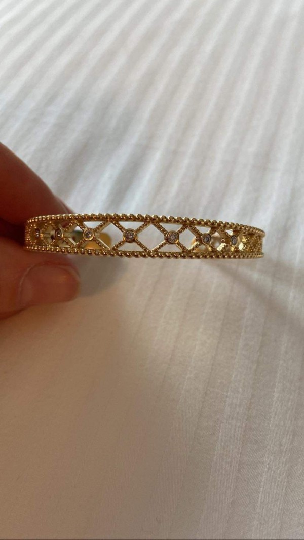 Bracelet or & diamants LYON BELLECOUR