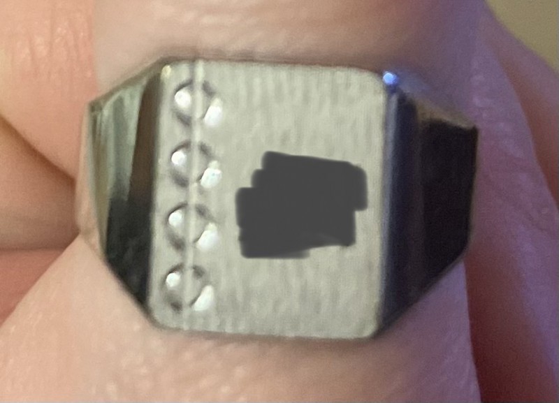 Chevalière bague homme