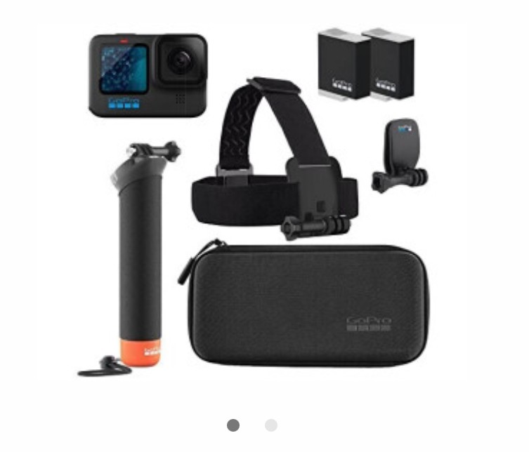 GOPRO - Pack Caméra sport GoPro Hero 11 Noir + Accessoires & carte mémoire