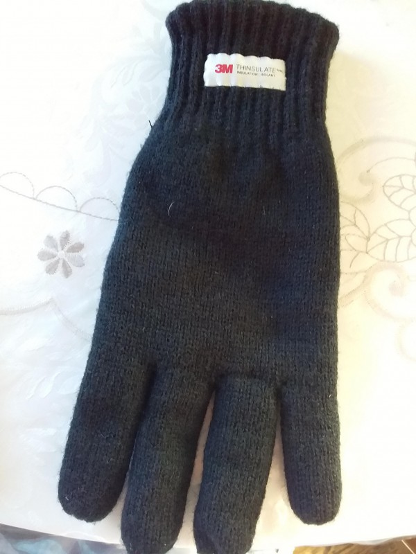 Gant homme noir intérieur molletoné dans le car n9548 Magny -Cergy Préfecture°
