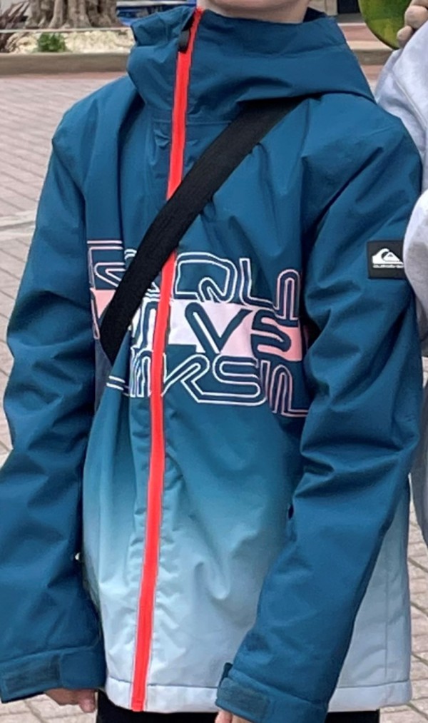 Perdu Blouson Ski QuickSilver Bleu taille 14 ans Rambouillet ligne A jeudi 7 mars