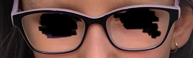 Lunettes de vue enfant (rose et mauve)